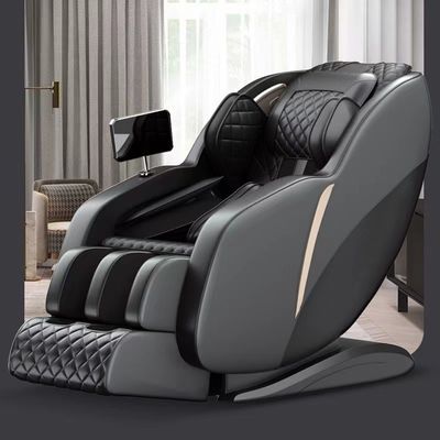 スマート電気全身マッサージ椅子 自動4Dマッサージ機 多機能家用医療 黒