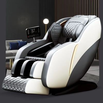 スマート電気全身マッサージ椅子 自動4Dマッサージ機 多機能家用医療 黒