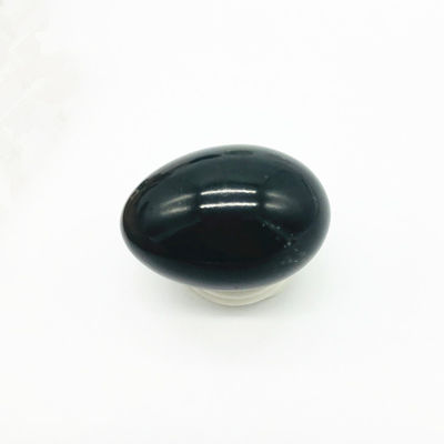 自然濃緑色 認定 中型 穴抜き ナイフライト 玉玉 ヨーニ 卵 40*30mm