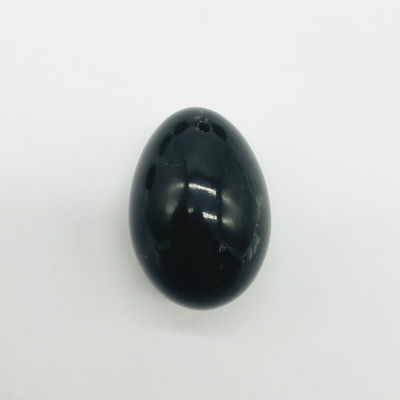 自然濃緑色 認定 中型 穴抜き ナイフライト 玉玉 ヨーニ 卵 40*30mm
