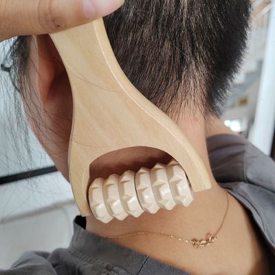 木製の顔ロール 顔草 木材 マッサージ 流行商品のための木材 美容ツール 女性用顔皮膚マッサージ