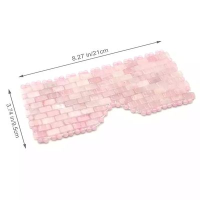 16*9cm 環境に優しい天然玉顔面膜とローズクォーツ顔面膜 美容用エッセンシャルダブルパック