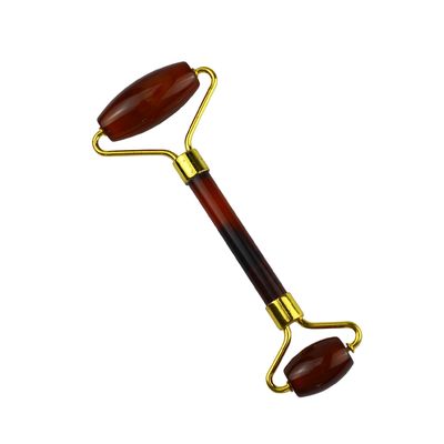 パーソナライズド ロゴ 提供 100%本物 天然 カーネリアン ジャード グアシャ ローラー マッサージ アンチエイジング 顔 グアシャ ローラー