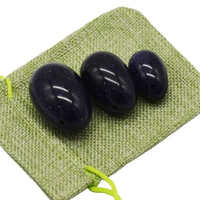 彫刻 さ れ た 青い 玉 玉 の ヨニ 卵 は,陰道 の 筋肉 を 効率 的 に 強化 する