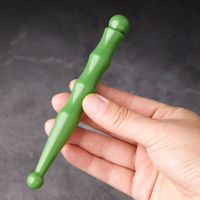 14.5cm 樹脂 顔マッサージとリンパ刺激ツールのためのダブルヘッド 針針棒