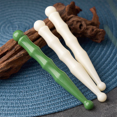 14.5cm 樹脂 顔マッサージとリンパ刺激ツールのためのダブルヘッド 針針棒