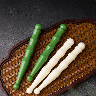 14.5cm 樹脂 顔マッサージとリンパ刺激ツールのためのダブルヘッド 針針棒