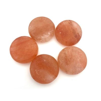 250g 天然ヒマラヤバラ塩石けん 美容室 SPA エッセンシャルオイル 手作り スクラッピング マッサージ 冷熱圧縮石