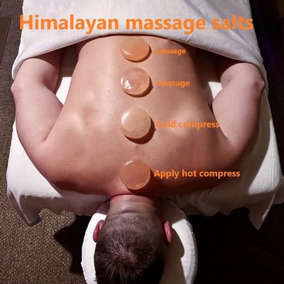 250g 天然ヒマラヤバラ塩石けん 美容室 SPA エッセンシャルオイル 手作り スクラッピング マッサージ 冷熱圧縮石