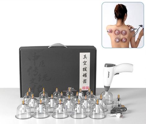 24点セット エレクトリック グアシャ カップリング 吸気 マッサージ器 体筋 マッサージ メリディアン トリートメント リラックスツール