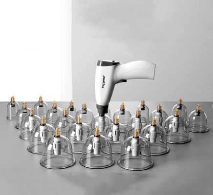 24点セット エレクトリック グアシャ カップリング 吸気 マッサージ器 体筋 マッサージ メリディアン トリートメント リラックスツール