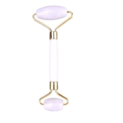 天然白玉ローラー グアシャ 美容マッサージ器 顔マッサージ用 グアシャ マッサージツール アンチエイジング 顔マッサージ用のカスタムロゴ