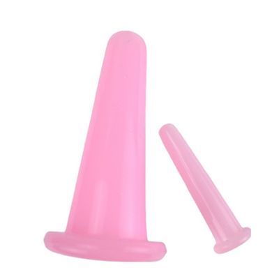 2PCS シリコンマッサージカップセット 抗セルライトと健康ケア パーソナルカップ 必須