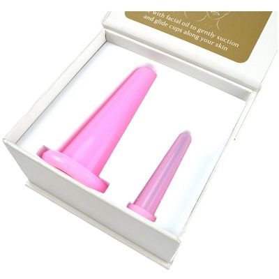 2PCS シリコンマッサージカップセット 抗セルライトと健康ケア パーソナルカップ 必須