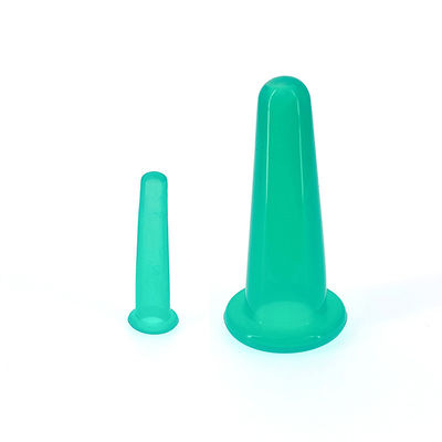 2Pcs シリコン カップ セット 医療 理学療法 マッサージ カップ 真空吸い込み カップ