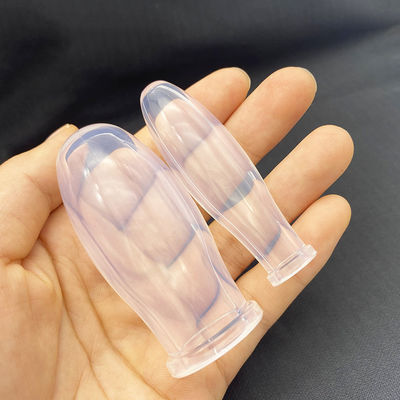 4pcs デザイン 透明 シリコン 顔 カプニング キット 掃除 シリコン 療法 マッサージ 身体 カプニング セット 改善 体