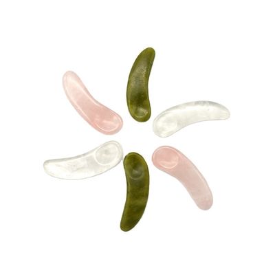 3.8*1.3*0.4cm 天然水晶眼クリーム スプーンスティック 眼部マッサージ用