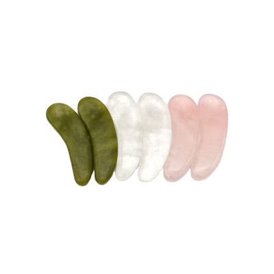 3.8*1.3*0.4cm 天然水晶眼クリーム スプーンスティック 眼部マッサージ用