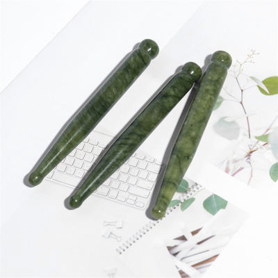 110*12mm Xiuyan Jade Gua Sha Stick 最高のマッサージとリンパ管排水ツール