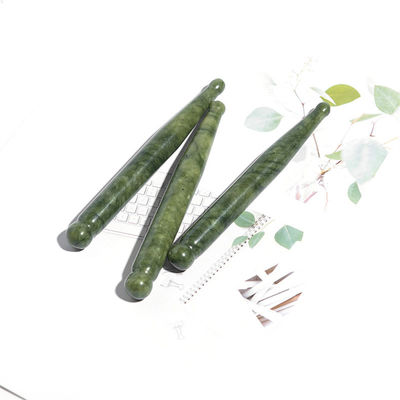 110*12mm Xiuyan Jade Gua Sha Stick 最高のマッサージとリンパ管排水ツール