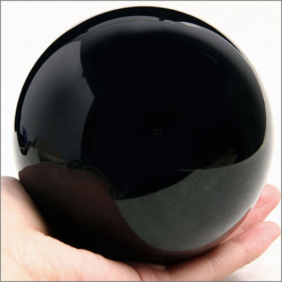 自然黒色オブシディアン球 丸玉の特性を持つ癒し石 大きな結晶球