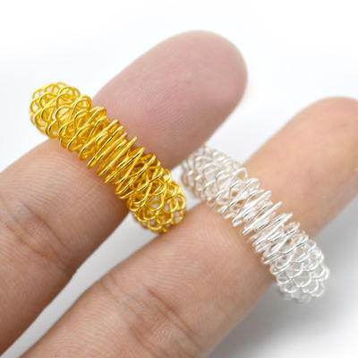 手作り指マッサージ器 標的型リラックスと治療のためのアクプレッシャーリング