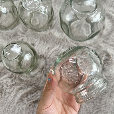 カスタマイズされたサイズ 12pcs カップングラス マッサージ カップングラス セラピーセット カップングラス セラピー装置 マッサージ ガラス火