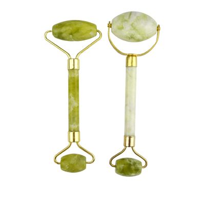 Xiuyan Jade Gua Sha スクラッピング マッサージツール 緑色の顔のリラックスと抗老化