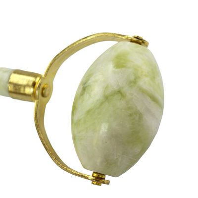 Xiuyan Jade Gua Sha スクラッピング マッサージツール 緑色の顔のリラックスと抗老化