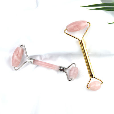 樹脂ローズクォーツ顔マッサージ機 抗老化と肌の若返しのためのジェードロール顔マッサージ機器