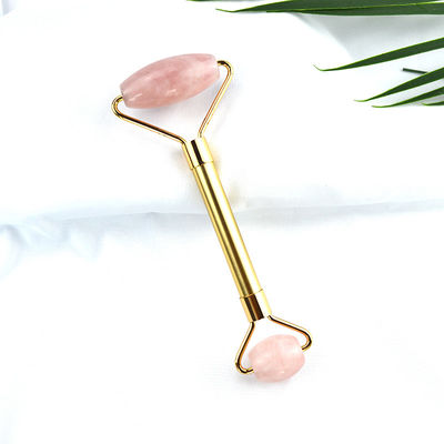 樹脂ローズクォーツ顔マッサージ機 抗老化と肌の若返しのためのジェードロール顔マッサージ機器