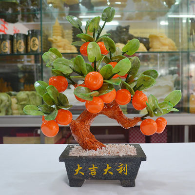 独特のフェンシュウイ玉石の装飾 高級家庭装飾に最適