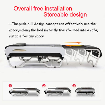 150 エネルギーストーンと3D スマートリフティング マッサージ ベッド 全身用 折りたたむV3 ツーマリンのジャード 暖かい理学療法 ベッド