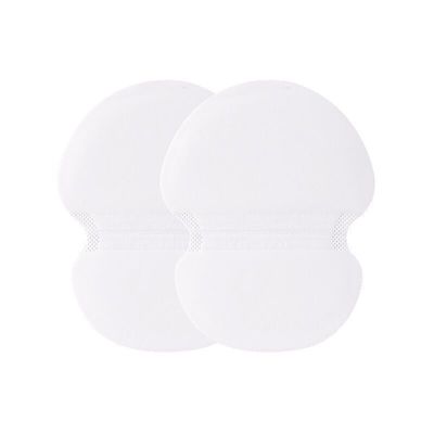 白い使い捨てアームピット 下腕吸収パッド コットン アンチ 汗パッド 11*9.5cm/12.5*9.5cm/12.5*11cm