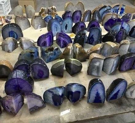 B級 磨いたアゲート絵本 美術品愛好家へのプレゼント