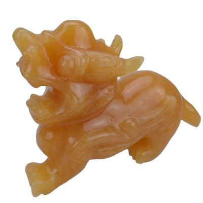 2pcs アンティーク・クラフト 飾り彫刻 彫像 彫刻モード 番号 AKBW-008 中国人フェンシュイ ピシュー像