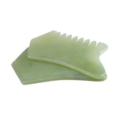 100% 天然のXiuyan Jade Comb 皮膚ケア マッサージツール SPA 治療 アクupuncture リラックス療法