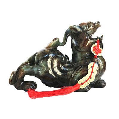 クォーツ クリスタル 玉 ピキシウ 緑の彫像 家庭用 ギフト 20cm 宝石 フェンシュウイ 彫刻 彫刻 彫刻 家庭装飾 愛情