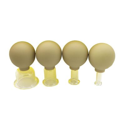 高さ96mm 中国 伝統的なガラス カップリング マッサージ 治療 バキュム カップリング 機器 セット キット 背 肩 脚 体