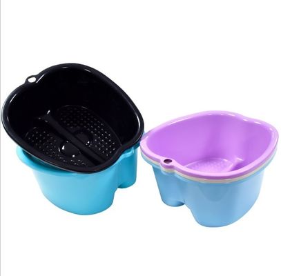 足浴 マッサージ ペディキュア 盆地 環境に優しい 足マッサージ器 厚いプラスチック製 足の浸水 スパ 盆地 ボウル マッサージ