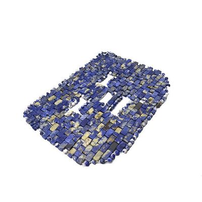 アメチスト・ジャード・ローラー 天然ブルー・ドット・ストーン 顔面マスク 抗老化 熱冷療法 顔のケアツール