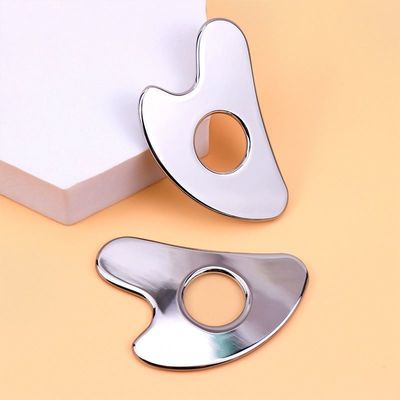 ステンレス鋼 心形空洞グアシャボード 全身マッサージエリアとOEM/ODMのための金属顔美容ツール