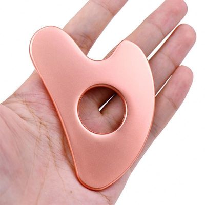 ステンレス鋼 心形空洞グアシャボード 全身マッサージエリアとOEM/ODMのための金属顔美容ツール