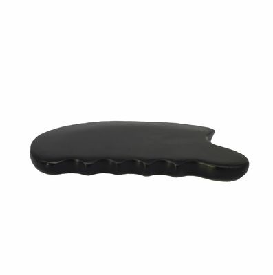 純粋な天然黒色ビアンストーン グアシャボード マッサージ 顔 化粧品 リフティング 肌を張る 全身 マッサージ器