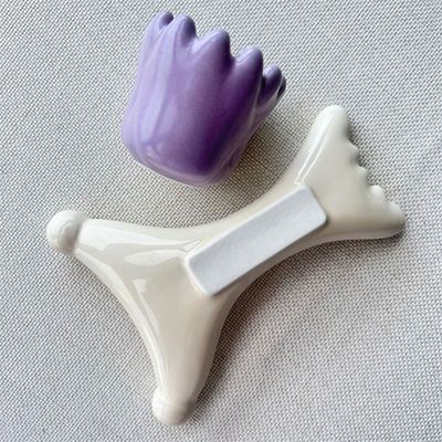 OEM/ODM X型セラミック グアシャ スクラッピング マッサージ器 美容室 顔のリラックスに不可欠