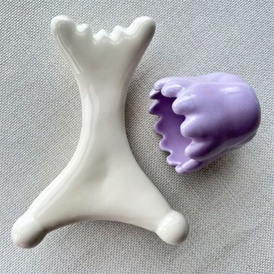 OEM/ODM X型セラミック グアシャ スクラッピング マッサージ器 美容室 顔のリラックスに不可欠