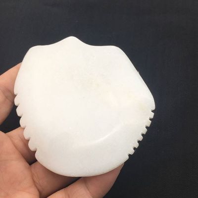顔と身体のマッサージのためのジャードグアシャボード ホワイトジャードスクレイピングツール マッサージ機