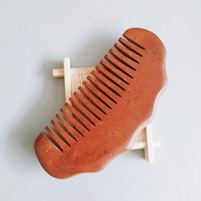 頭 Gua Sha マッサージ ツール 頭皮 メリディアン ドレージング 休憩とリバイタライゼーションのためのコンクリート