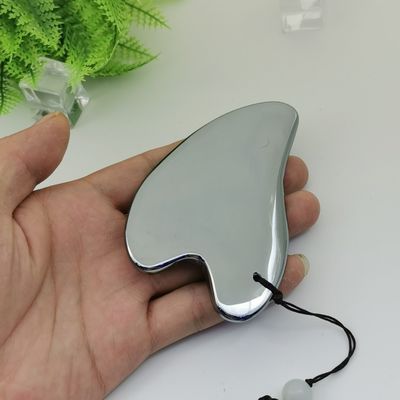 テラヘルツストーン グア・シャ フェイスマッサージツール 2024 カスタム・ロゴ ハンドヘルド用 身体マッサージ用 心形機器