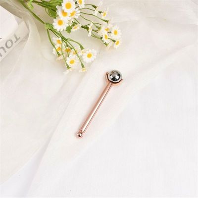 パーソナライズド ロゴ 提供 亜鉛合金 顔 痩身器 メタル 顔 マッサージ ロール 抗しびれ 皮膚ケア 美容器